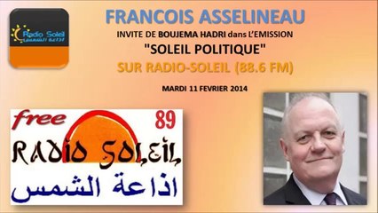 François Asselineau invité sur  Radio Soleil 11/02/14
