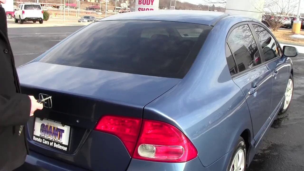 Used 2008 Honda Civic LX for sale at Honda Cars of Bellevue...an Omaha Honda Dealer!