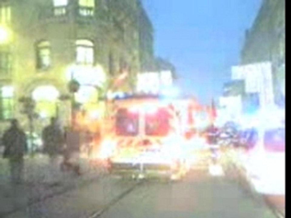 manif pompiers