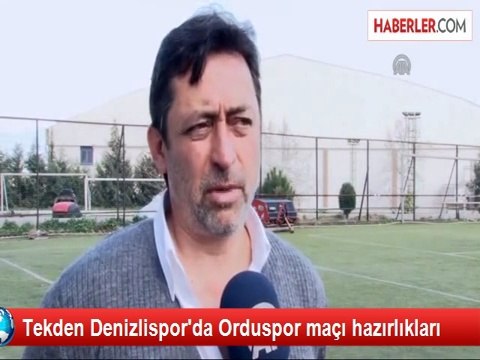 Tekden Denizlispor'da Orduspor maçı hazırlıkları