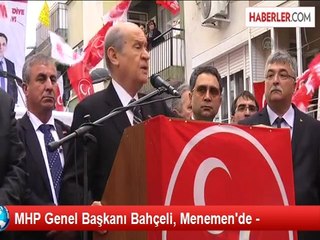 MHP Genel Başkanı Bahçeli, Menemen'de -