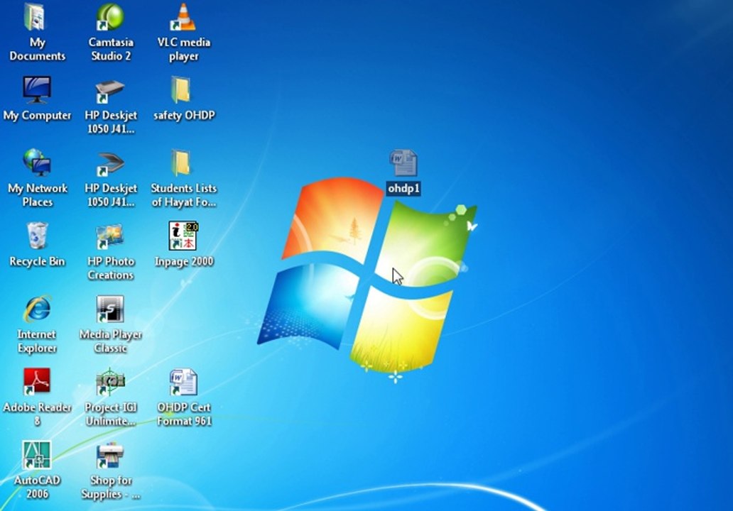 MS Word 2007 pushto tutorial 3 ohdp