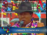 Coloridas comparsas danzaron en el Carnaval de San Antonio de Putina (2/9)