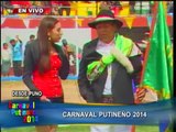 Coloridas comparsas danzaron en el Carnaval de San Antonio de Putina (4/9)