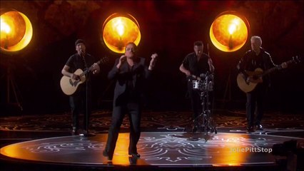 Brad Pitt Introduces U2 at Oscars 2014