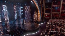 Angelina Jolie & Sidney Poitier Present Best Director Award at the Oscars