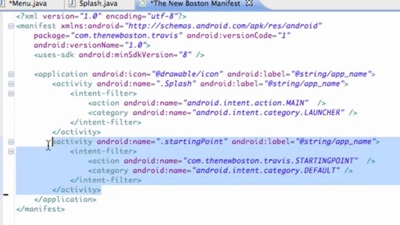 021 - Finishing ListActivity android