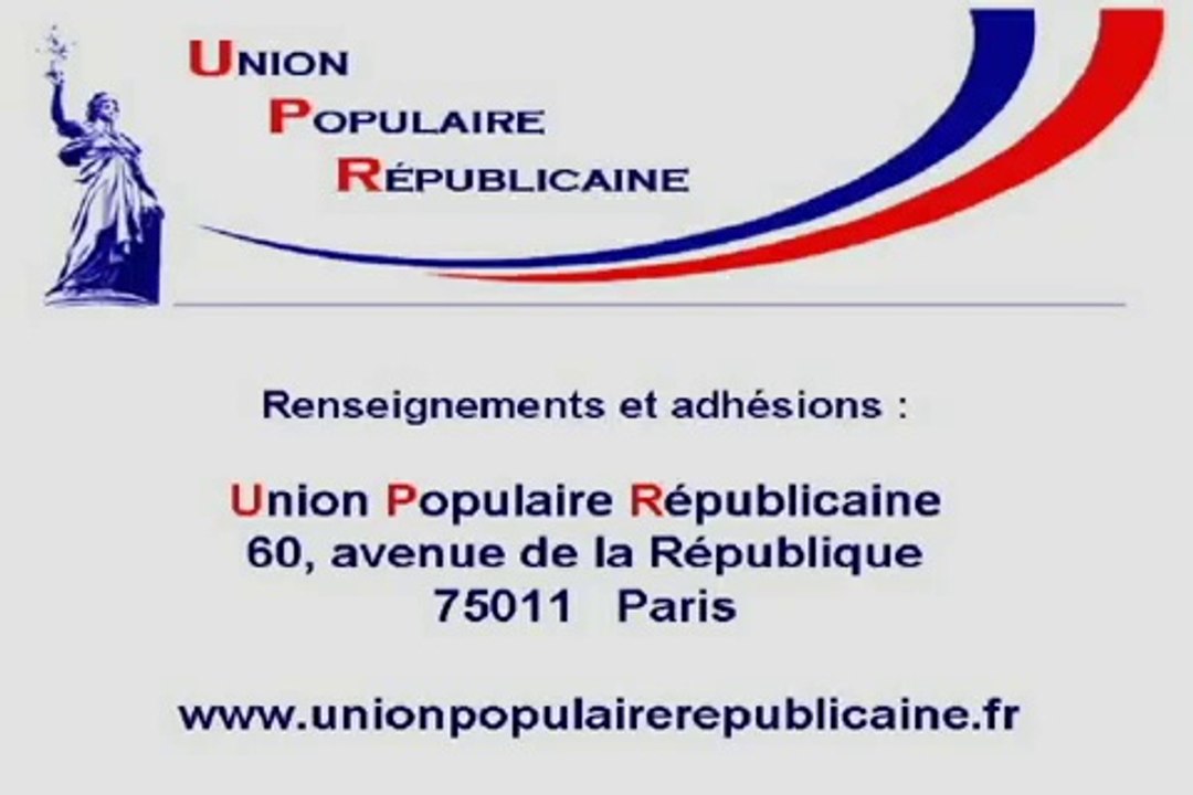 François Asselineau, L'upr et le non de tous les français PART 9/19