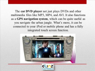 Toyota Camry  car DVD player can help you better enjoy each and every road trip 