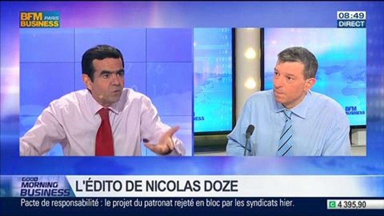 Nicolas Doze: Négociations autour du pacte de responsabilité: "On revient au point de départ" – 05/03