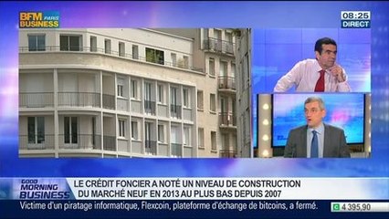 Crédit Foncier: bilan du marché immobilier en 2013 et prévisions pour 2014: Bruno Deletré, dans GMB – 05/03