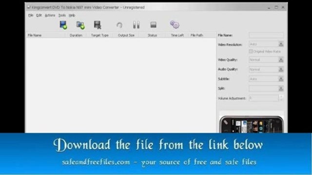 Get KingConvert DVD To Nokia N97 mini 5.0 Serial Key Free