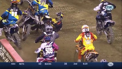 Ivan Tedesco Horrible Accident Supercross 2014