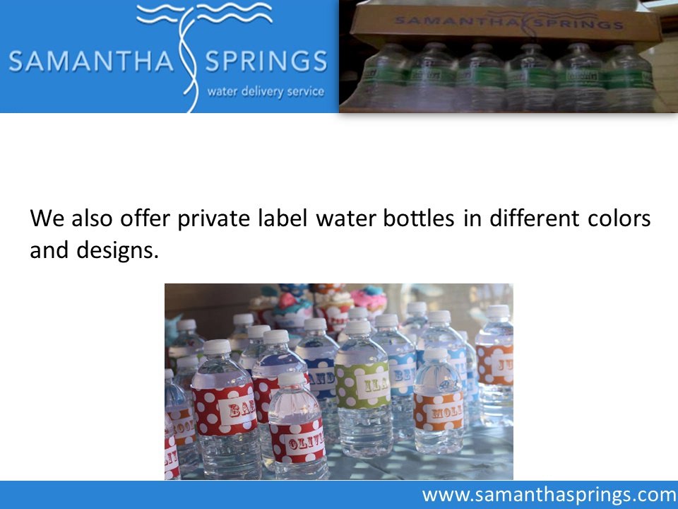 Private Label Water Bottles