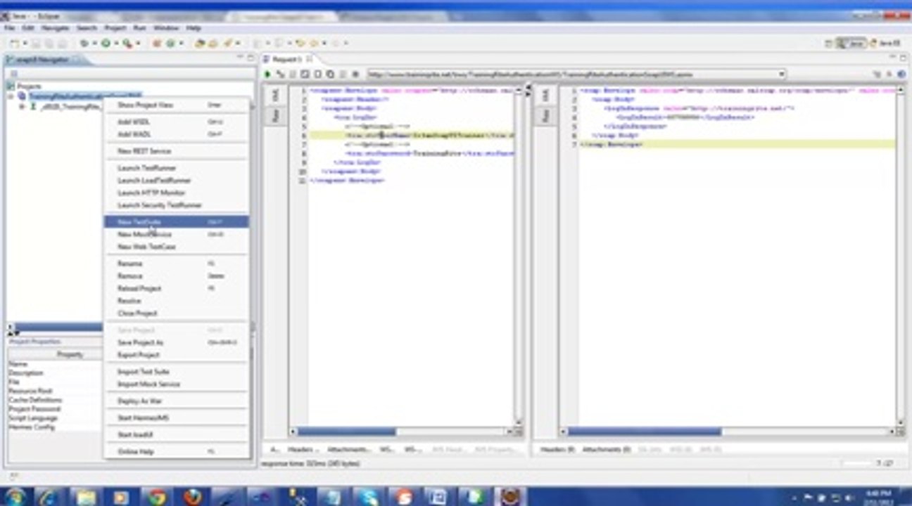 SoapUI Web Service Testing Video Tutorial Training - Eclipse Addin
