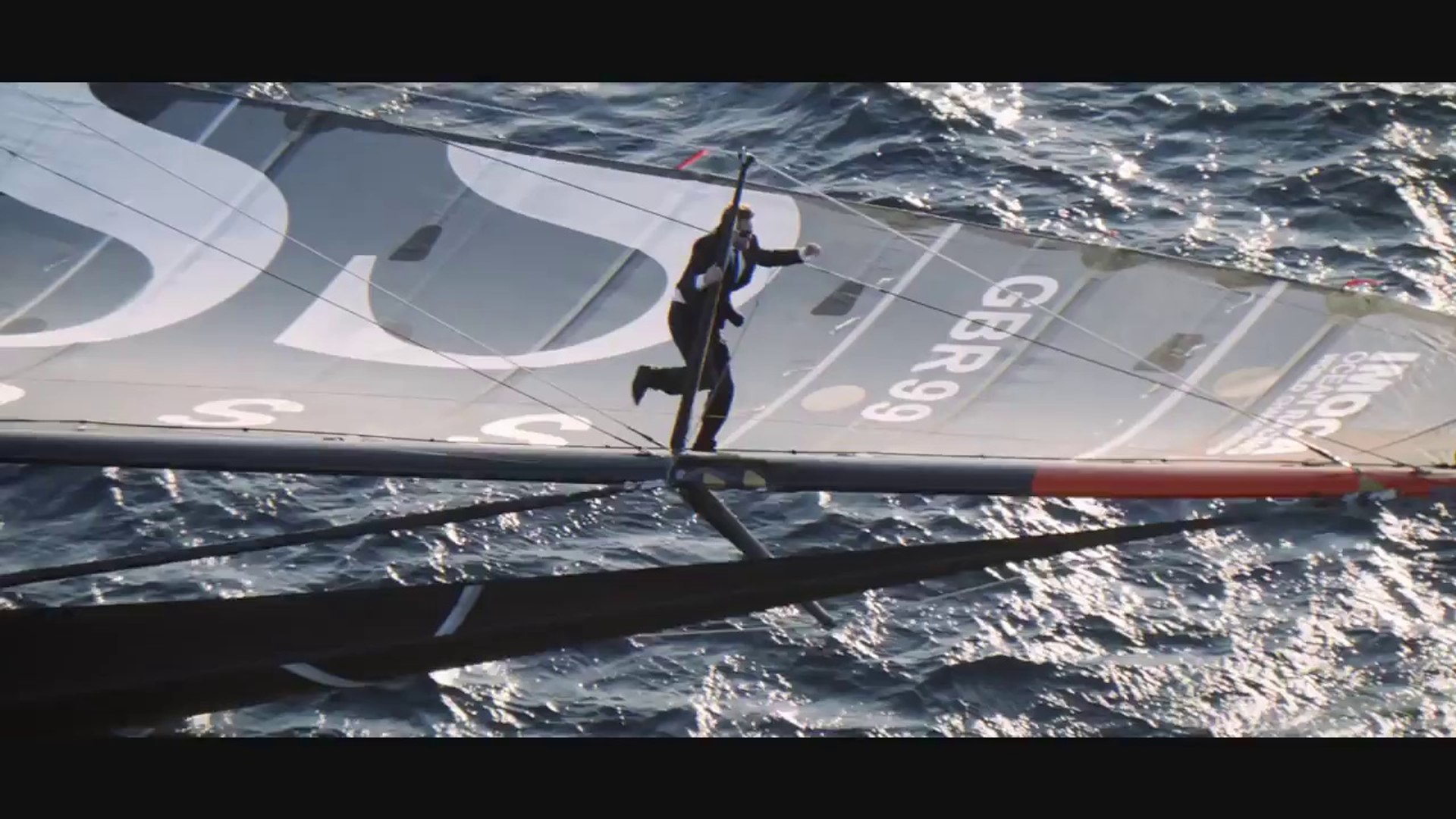 The Mast Walk : amazing stunt on a boat by Alex Thomson - Vidéo Dailymotion