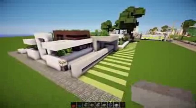 Minecraft Lets Build_ Modern House 12 - Part 4 + Download