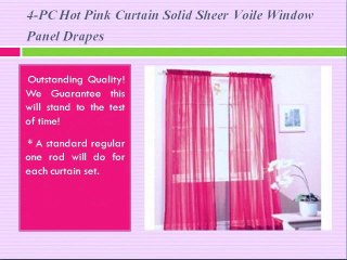 Window Curtains Sheers
