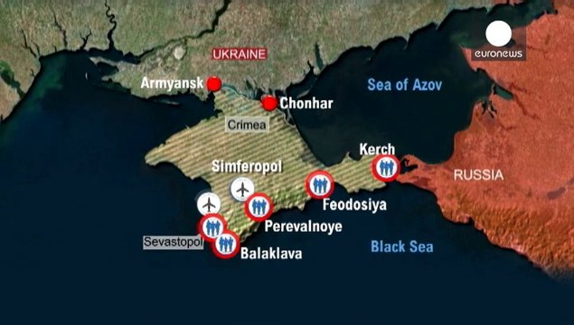 Crimea, i russi dicono di aver preso il controllo di due basi militari ucraine
