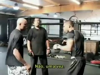 Anderson Silva treina c_ Steven Seagal