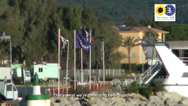 François Alfonsi et Jill Evans, députée galloise, en Corse