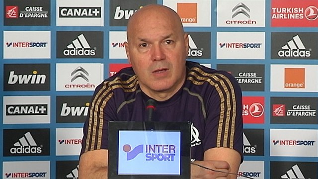 OM-Nice : José Anigo face à la presse