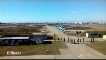 Des aéronefs de l'armée ukrainienne fuient une base navale de Crimée