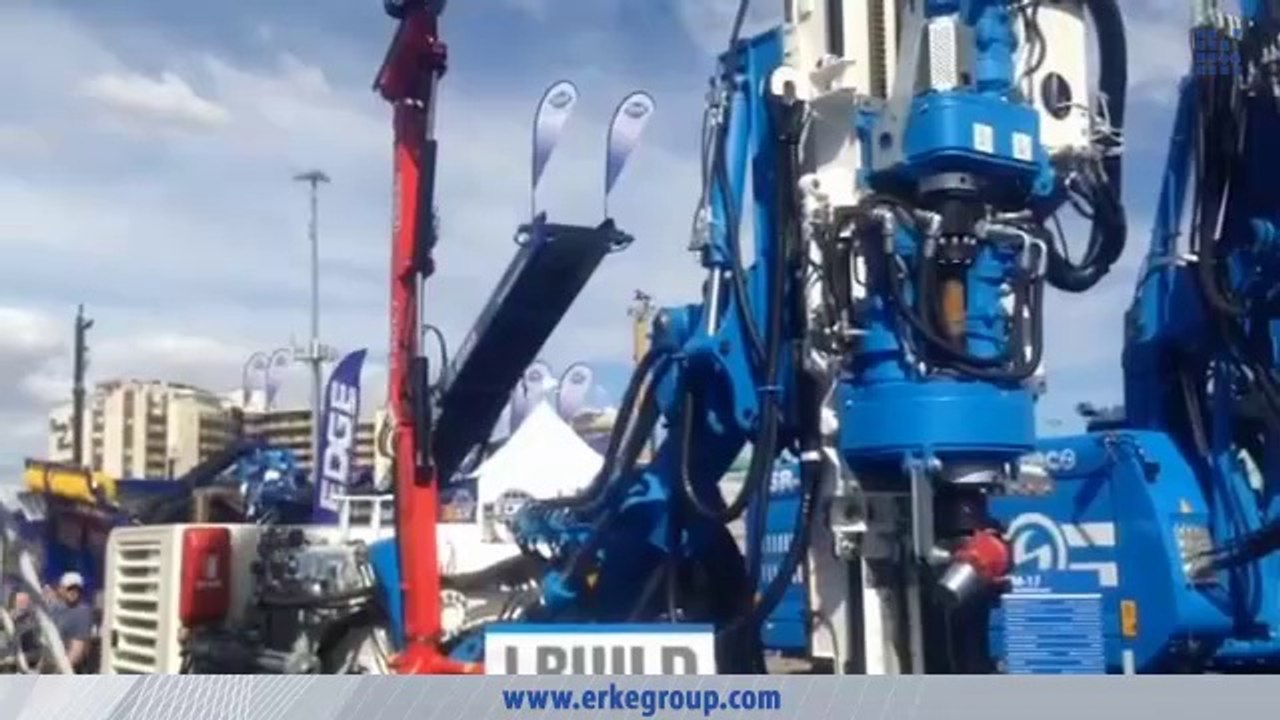 ERKE Dış Ticaret ltd. SM-17 Mini Piling Rig Soilmec Stand - ConExpo 2014 - Las Vegas / USA