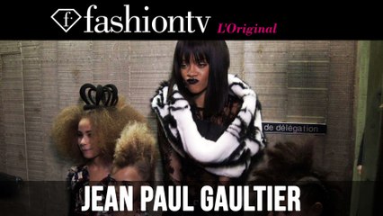 Rihanna & Beth Ditto after Jean Paul Gaultier Fall/Winter 2014-15 | Paris Fashion Week | FashionTV