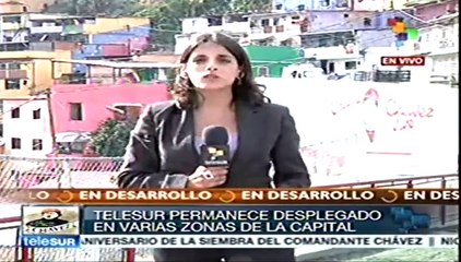 Barrios populares de Caracas reiteran agradecimiento a Chávez