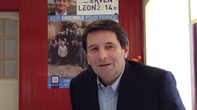 Municipales à Perros-Guirec. Erven Léon