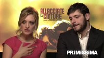 Intervista a Carolina Crescentini e Filippo Scicchitano del film Allacciate le cinture