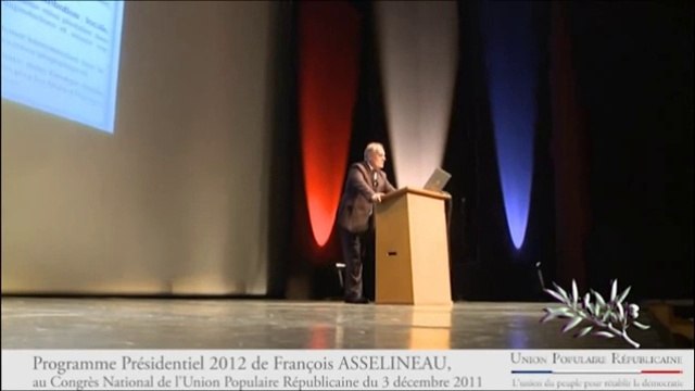 Programme de François Asselineau, Président de l'UPR pour les élections 2012 PART 07/10