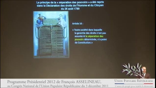 Programme de François Asselineau, Président de l'UPR pour les élections 2012 PART 04/10