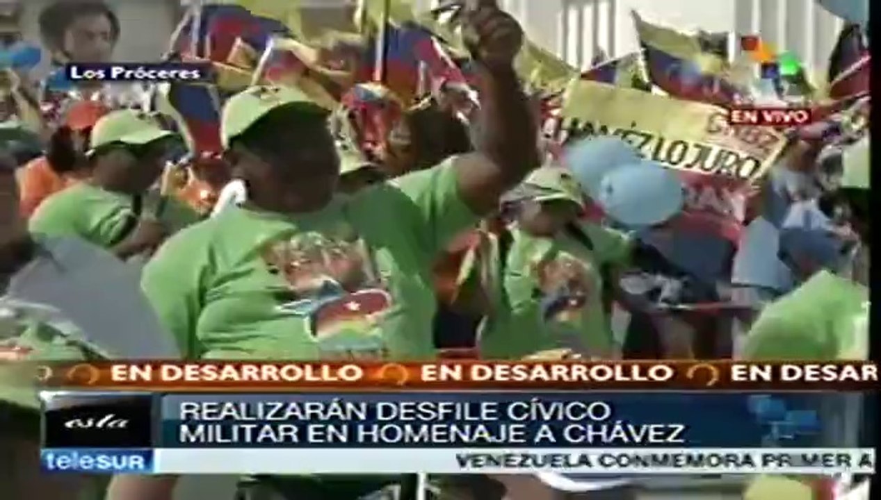 Gracias a Chávez hoy tenemos patria: venezolanos