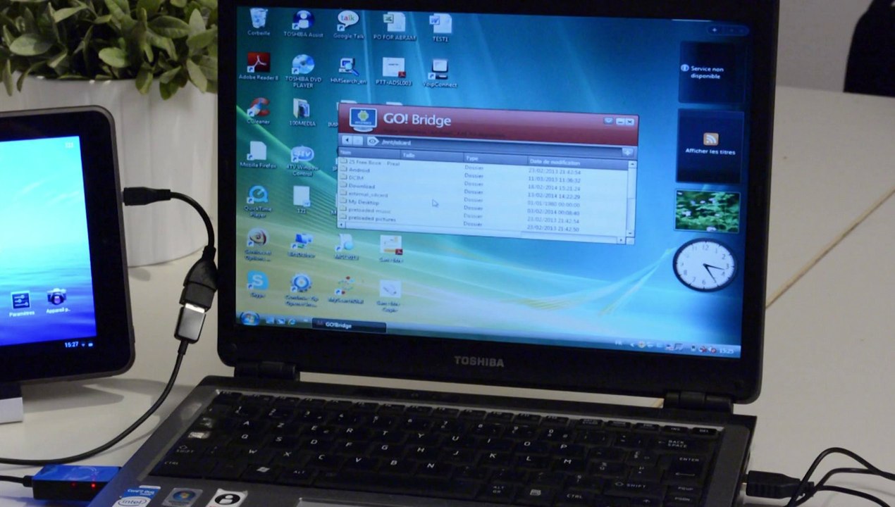 Presentation du cable de partage USB2-133