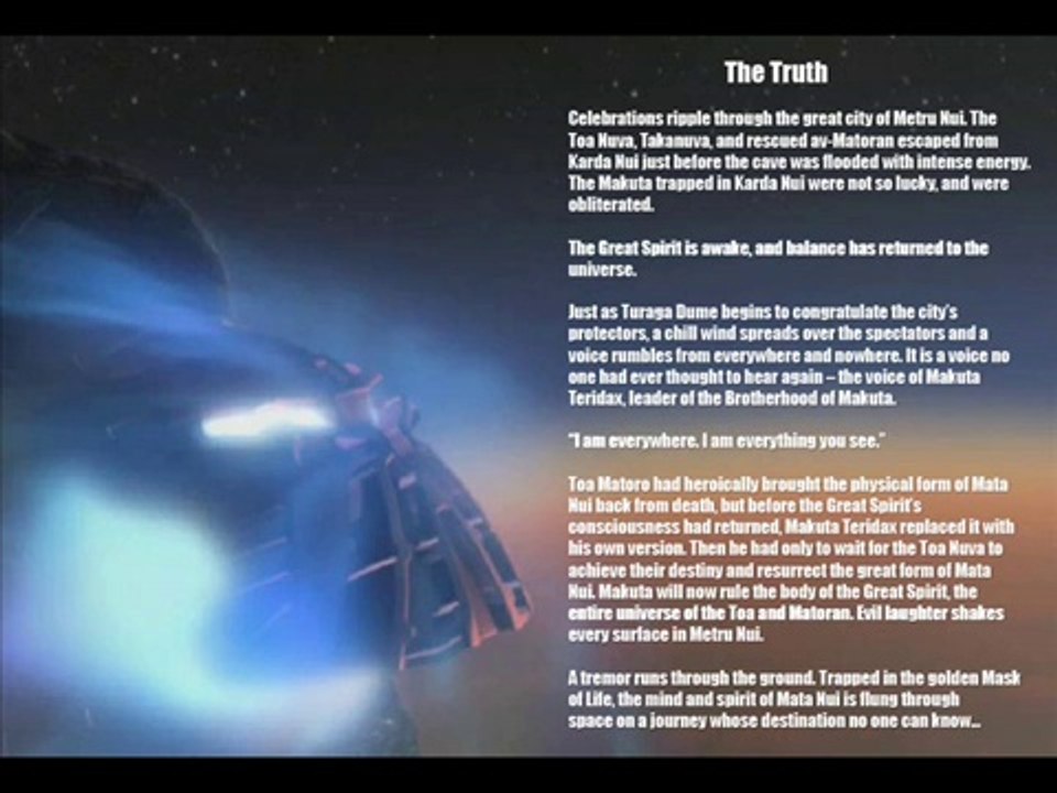 BIONICLE The Truth Spoiler Version