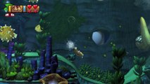 Donkey Kong Country: TF. Tentáculos temibles 4-4 - Gameplay - 100% puzzles y letras