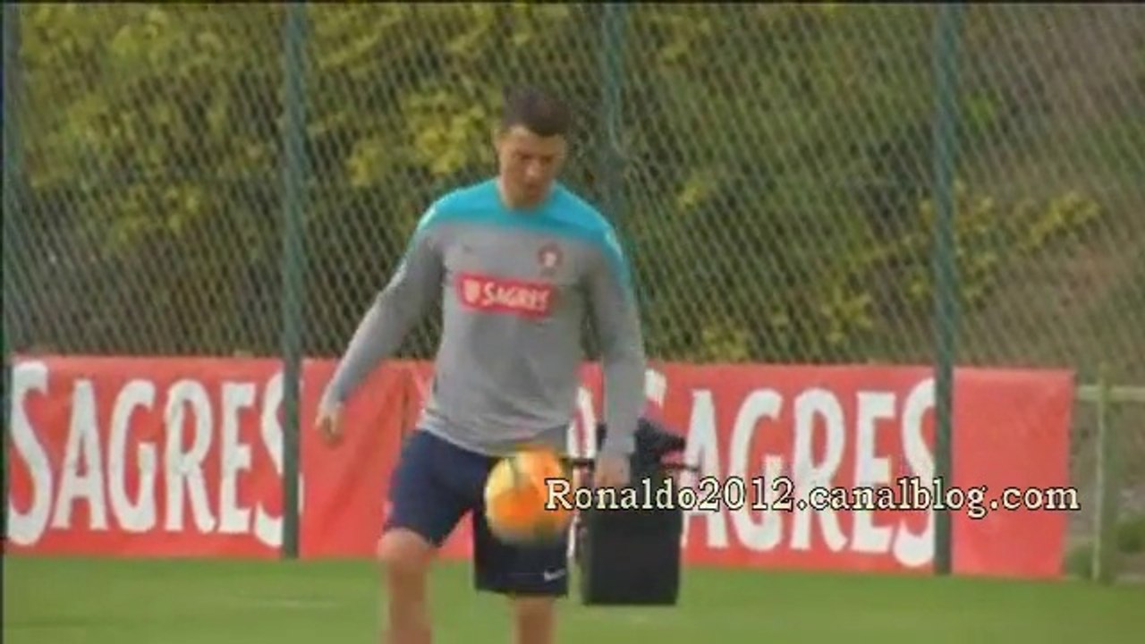 Cristiano Ronaldo prepares the match Portugal Cameroon
