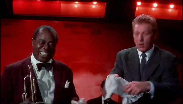 When The Saints - Armstrong as himself and Danny Kaye as Loring Red Nichols