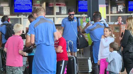 20-08-2013 Feyenoord vertrokken naar Krasnodar