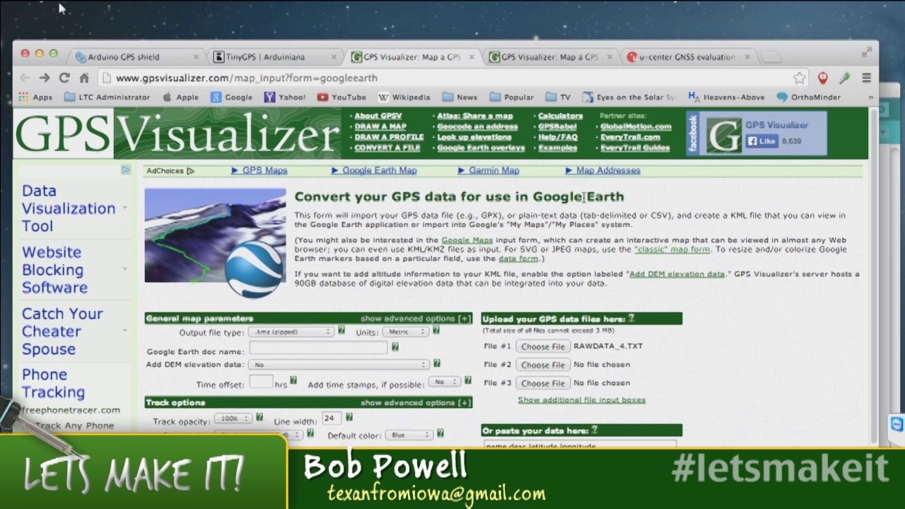 Arduino's and GPS tracking Episode - Let's Make It - Episode 53 - Tech-Zen.tv - Alixa.tv