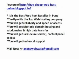 Web Hosting Services Pune