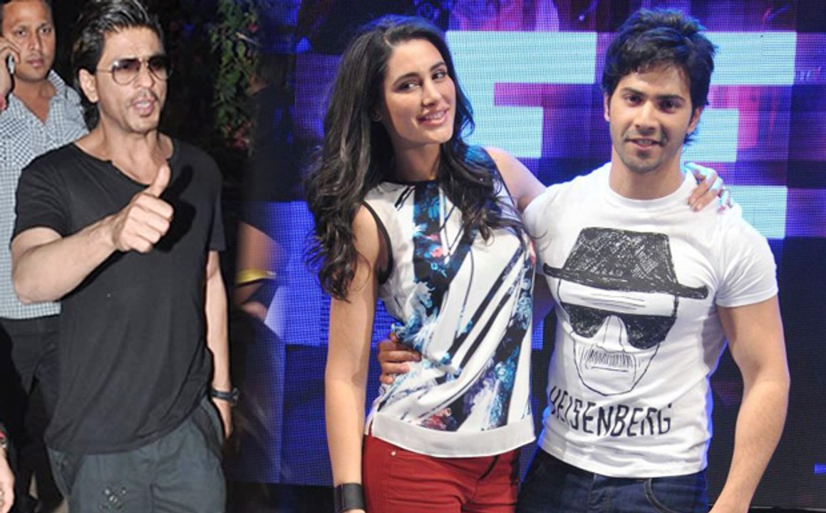 Shahrukh Khan, Nargis Fakhri & Varun Dhawan at Youtube Fan Festival 2014