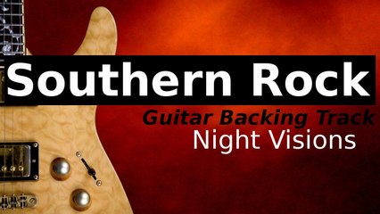 Rock Backing Track for Guitar in E Minor - Night Visions