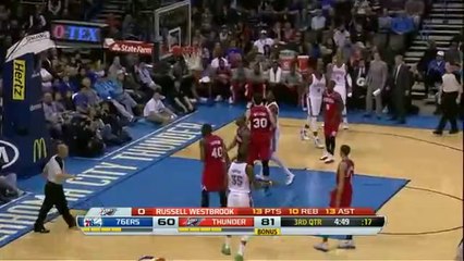 Westbrook che spettacolo: tripla doppia in un lampo