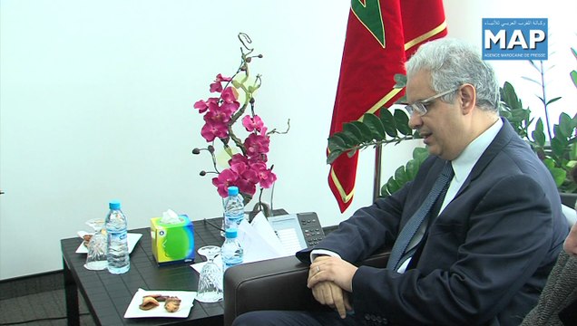 Nizar Baraka s'entretient avec la présidente du groupe interparlementaire d'amitié Croatie-Maroc