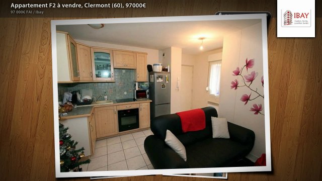 Appartement F2 à vendre, Clermont (60), 97000€