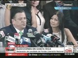 Candidato oficialista renuncia a disputar presidencia de Costa Rica