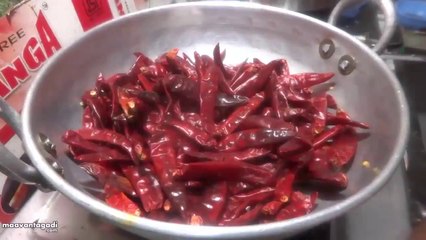 Red Chillies Powder (Curry) Preparation in Telugu (కూరల్లో ఉపయోగించే(వాడుకునే ) కారం
